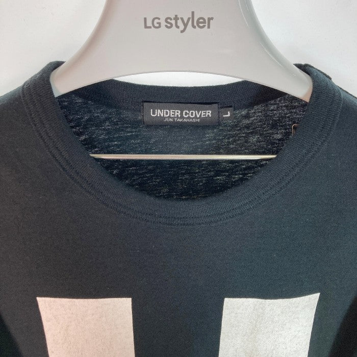 UNDERCOVER アンダーカバー ZOZO限定 Uロゴ MOON artscabut期 バックプリント Tシャツ ブラック sizeL 瑞穂店