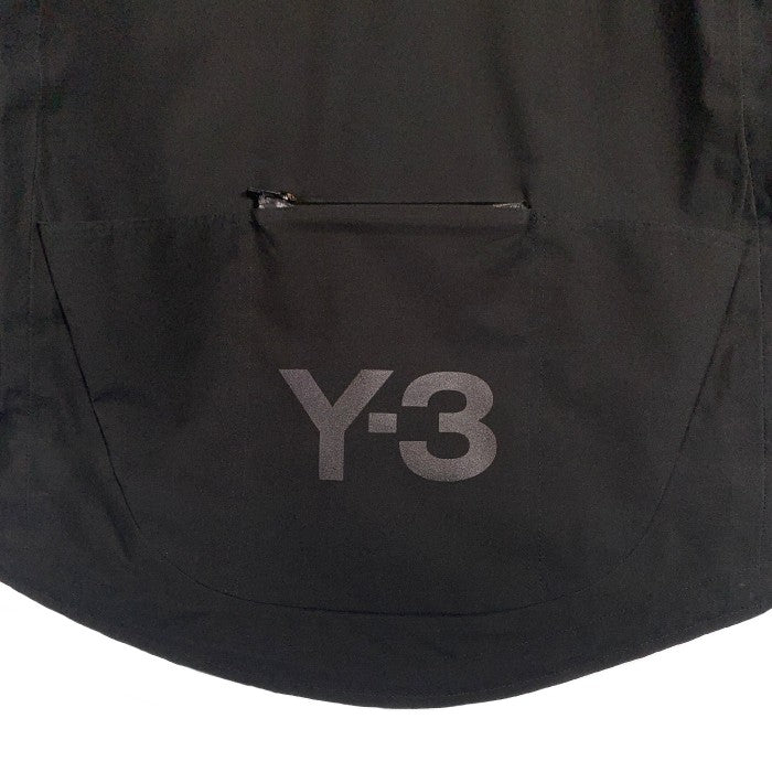 Y-3 ワイスリー ゴアテックス ジップアップブルゾン ジャケット バックポケット ブラック Size S 福生店