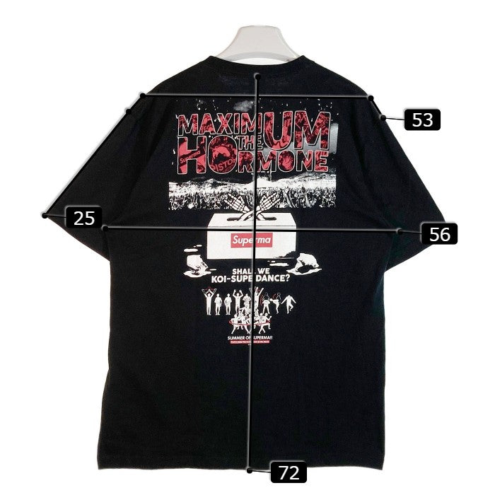 MAXIMUM THE HORMONE マキシマムザホルモン 恋のスペルマ バンドTシャツ ブラック sizeXL 瑞穂店