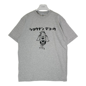 BOAT HOUSE ボートハウス ジョイマークデザイン ショーナンデューク カタカナプリント Tシャツ グレー size5 瑞穂店