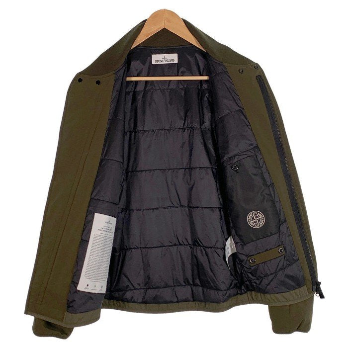 STONE ISLAND ストーンアイランド SOFT SHELL-R WITH PRIMALOFT ソフトシェル プリマロフト ブルゾン ジャケット オリーブ 並行品 Size S 福生店