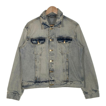 ESSENTIALS エッセンシャルズ Denim Trucker Jacket デニムトラッカージャケット ダメージ USED加工 Size S 福生店