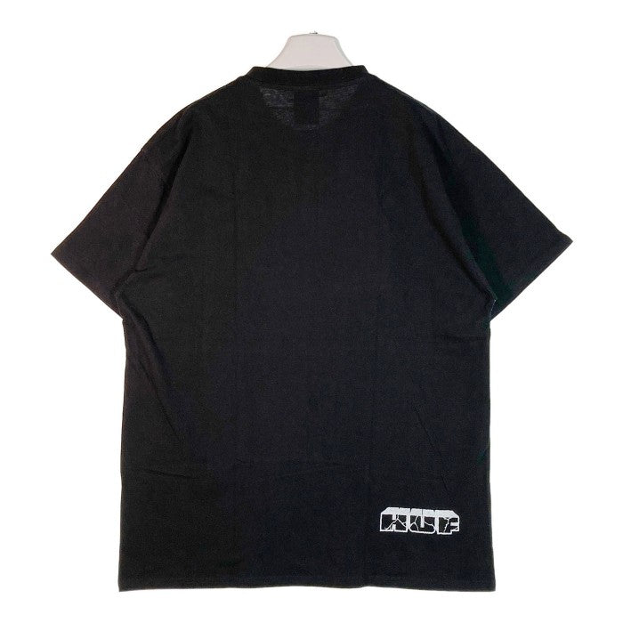 HUF ハフ × MARVEL マーベル コラボ WOLVERINE RAIN 半袖 Tシャツ hufworldwide ウルヴァリン アメコミ 全面プリント ブラック sizeXL 瑞穂店