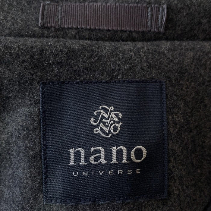 nano. universe ナノユニバース ウール チェスターフィールドコート 中綿 グレー OU12MLT001SK Size S 福生店