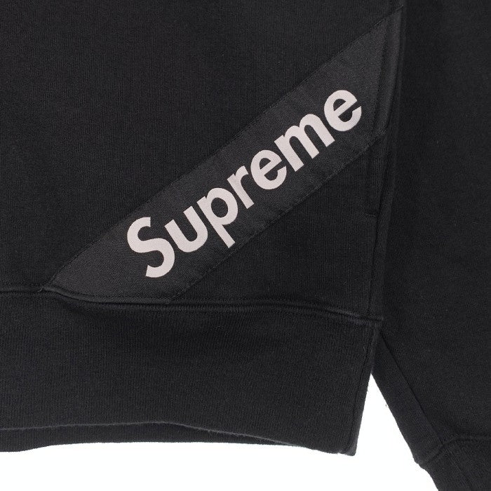 SUPREME シュプリーム 18SS Corner Label Hooded Sweatshirt コーナーラベル スウェットパーカー ブラック Size M 福生店