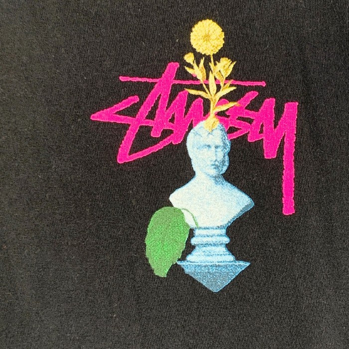 STUSSY ステューシー PSYCHEDELIC TEE サイケデリック Tシャツ ブラック Size L 福生店