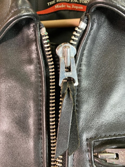 KADOYA カドヤ レザージャケット シングルライダース ASV1  ステアハイド 日本製 ブラック  size40 瑞穂店
