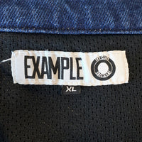 EXAMPLE エグザンプル デニム トラックジャケット インディゴ Size XL 福生店