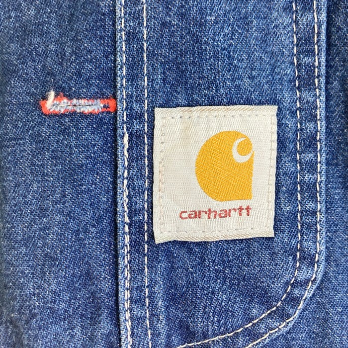 Carhartt カーハート ウォッシュドデニム オーバーオール インディゴブルー Size38 瑞穂店