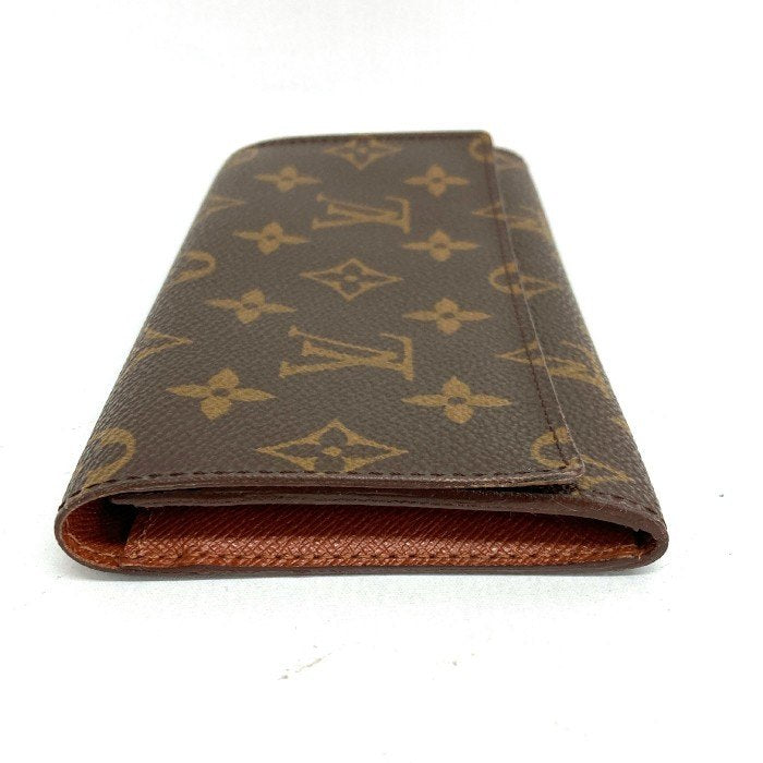 LOUIS VUITTON ルイ･ヴィトン モノグラム ポルトフォイユ 3カルトクレディ M61818 長財布 札カード入れ スリムウォレット ブラウン 瑞穂店