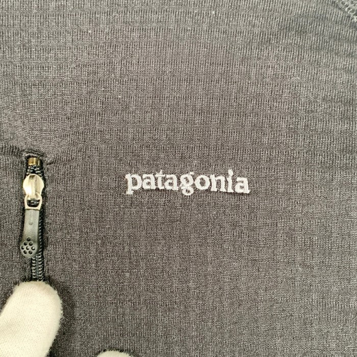 patagonia パタゴニア R1 ハーフジップ プルオーバートップ POLARTEC ブラック タグ無 Size M 相当 福生店