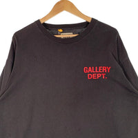GALLERY DEPT. ギャラリーデプト プリント ロングスリーブTシャツ チャコール Size L 福生店