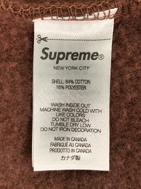 SUPREME シュプリーム 22SS Bling Box Logo Hooded Sweatshirt ブリング ボックスロゴ スウェットパーカー Dark Brown ブラウン Size M 福生店