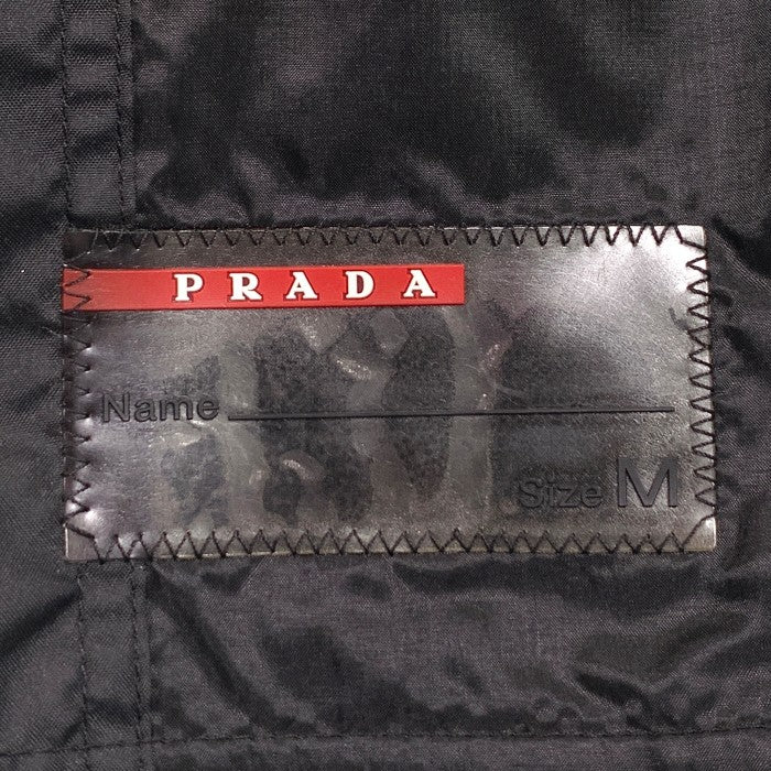 PRADA SPORT プラダスポーツ ナイロン フーデッドジャケット ブラック 薄手 SGA549 Size M 福生店