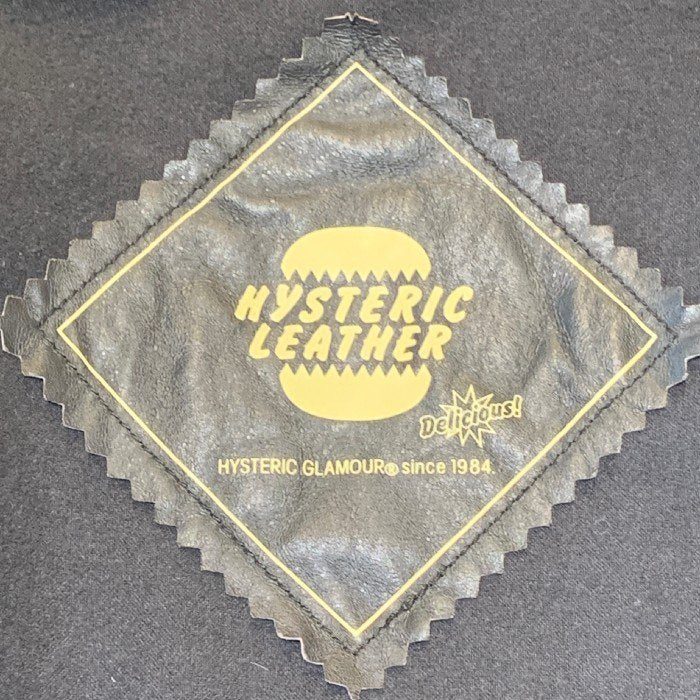 HYSTERIC GLAMOUR ヒステリックグラマー レザージャケット パーカー ブラック 豚革 4LB-1962 Size M 福生店
