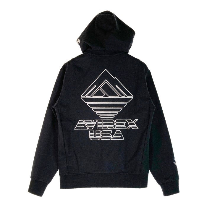 AVIREX アヴィレックス STREET GEAR ZIPパーカー ブラック sizeM 瑞穂店