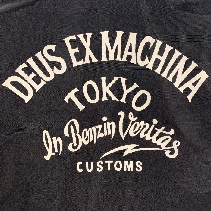 DEUS EX MACHINA デウスエクスマキナ プリント ナイロンコーチジャケット ブラック Size S 福生店