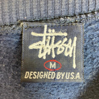 STUSSY ステューシー 王冠ロゴ トレーナー スウェット ネイビー sizeM 瑞穂店