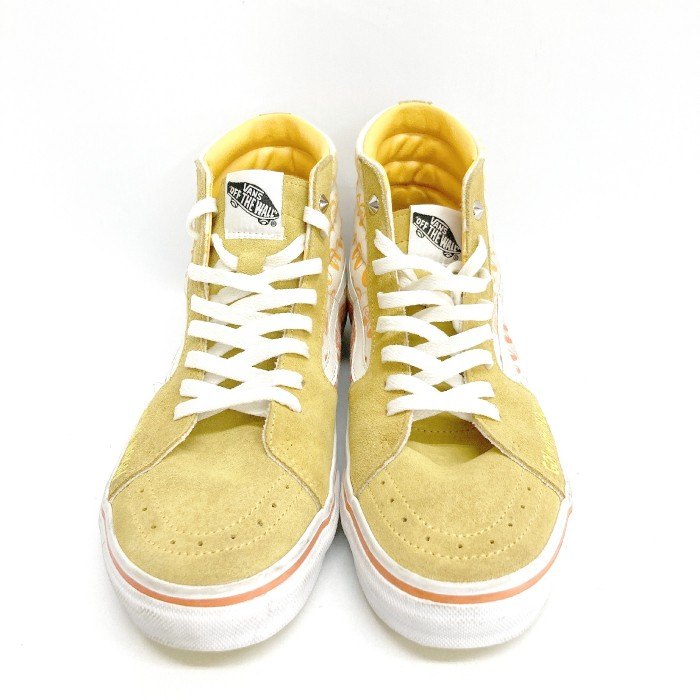 VANS バンズ MOONEYES SK-8HI ムーンアイズ ハイカットスニーカー イエロー V38 CL MOON Size 27.5cm 瑞穂店