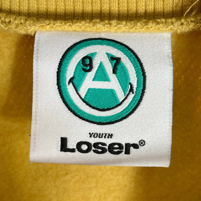 YOUTH LOSER ×VERDY 97 ヴェルディ97×ユース ルーザー 2021SS ANARCHY SMILE SWEAT アナーキー スマイル スウェット イエロー sizeF 瑞穂店