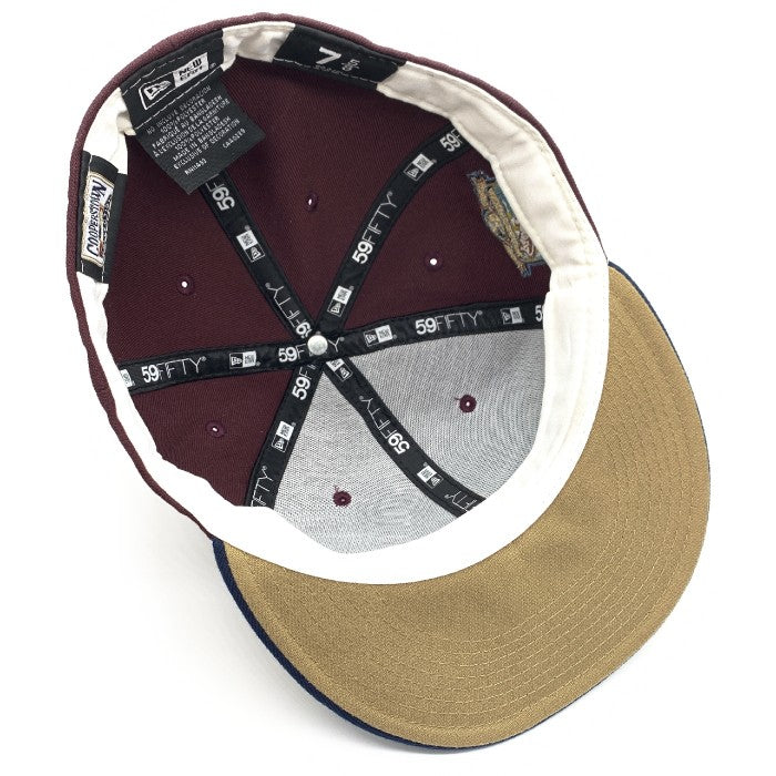 New Era ニューエラ LA Dodgers ドジャース 59FIFTY 40周年記念ワッペン 小豆色 Size 7 5/8(60.6cm) 福生店