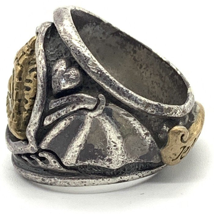 Bill Wall Leather ビルウォールレザー Jeff Decker Dome Ring with Pyramid Eye ジェフデッカー ドームリング ピラミッドアイ Size 15号 福生店