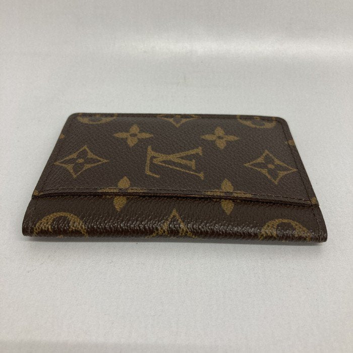 Louis Vuitton ルイヴィトン M66541 ポルト カルト パス ヴェルティカル モノグラム キャンバス ブラウン イニシャル入り 瑞穂店