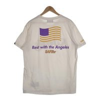 SAPEur サプール LOS ANGELES SAPEURS プリントTシャツ ホワイト Size XL 福生店