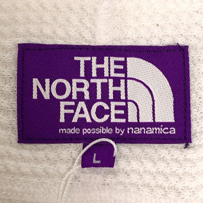 THE NORTH FACE PURPLE LABEL ノースフェイス パープルレーベル Crew Neck Thermal Shirt クルーネック  サーマルシャツ ホワイト NT3960N Size L 福生店