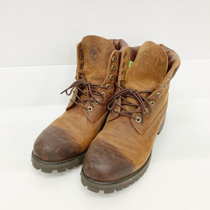 Timberland ティンバーランド ブーツ レザー アウトドア 6064R 10140 ブラウン size9.5W 瑞穂店