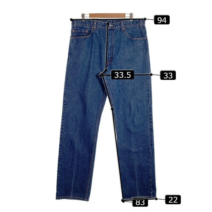 90's Levi's リーバイス 505 ストレートデニムパンツ インディゴ USA製 ...