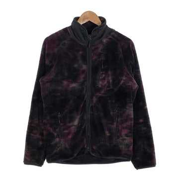 Needles Sportswear ニードルズ スポーツウェア Uneven Dye Fleece Piping Jacket アンイーブンダイ フリース パイピング ジャケット ブラック パープル Size S 福生店