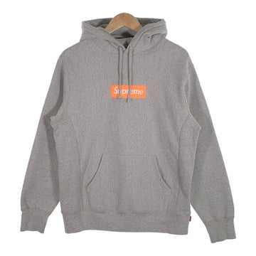 SUPREME シュプリーム 17AW Box Logo Hooded Sweatshirt ボックスロゴ スウェットパーカー グレー Size M 福生店