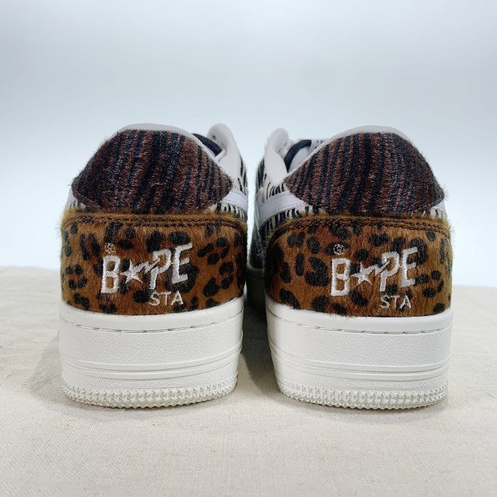 BAPE STA ベイプスタ ANIMAL MIX BAPE STA LOW M2 アニマルミックス ローカット スニーカー Size 26.5cm  福生店