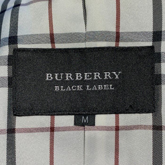 BURBERRY BLACK LABEL バーバリーブラックレーベル ブラックデニム サテンカラー 1B ジャケット BMP36-105-09 Size M 福生店