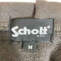 SCHOTT ショット  HOODED SWEAT CROWN LOGO 782-2231019 クラウンロゴ パーカー  チャコールグレー sizeM 瑞穂店