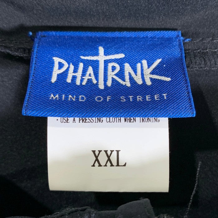 PHATRNK ファットランク Unbiased Mind プリント ジップアップパーカー ブラック Size XXL 福生店