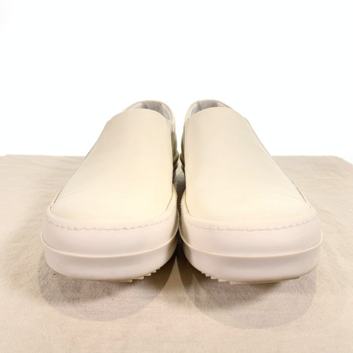 Rick Owens リックオウエンス BOAT SNEAK ボートスニーカー スリッポン ホワイト RU17S9892 Size 41 福生店