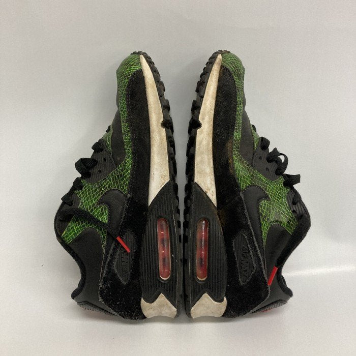 NIKE ナイキ AIR MAX 90 QS GREEN PYTHON CD0916-001 ブラック×グリーン size27.5cm 瑞穂店