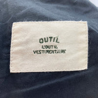 OUTIL ウティ PANTALON ESCOUT ウールカシミア テーパードパンツ ネイビー size1 瑞穂店