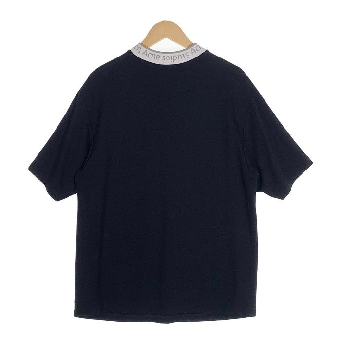 Acne Studios アクネストゥディオズ モックネック ロゴ Tシャツ ブラック Size M 福生店