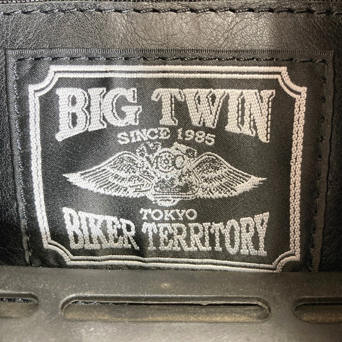 BIGTWIN ビッグツイン RIDERS ライダースジャケット ブラック sizeLL相当 瑞穂店