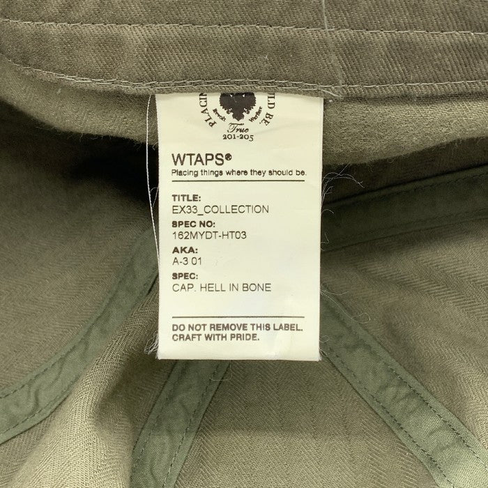 WTAPS ダブルタップス 16AW A-3 01 ヘリンボーンキャップ オリーブ 162MYDT-HT03 福生店