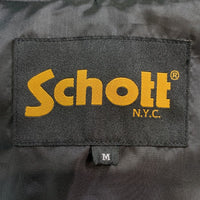 Schott ショット ラムレザー MA-1 フライトジャケット ブラック Size M 福生店