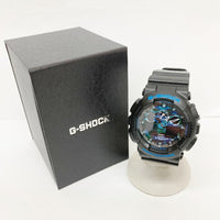 CASIO カシオ G-SHOCK ジーショック GA-100CB-1AJF クオーツ 腕時計 ブラック×ブルー 箱付き 瑞穂店