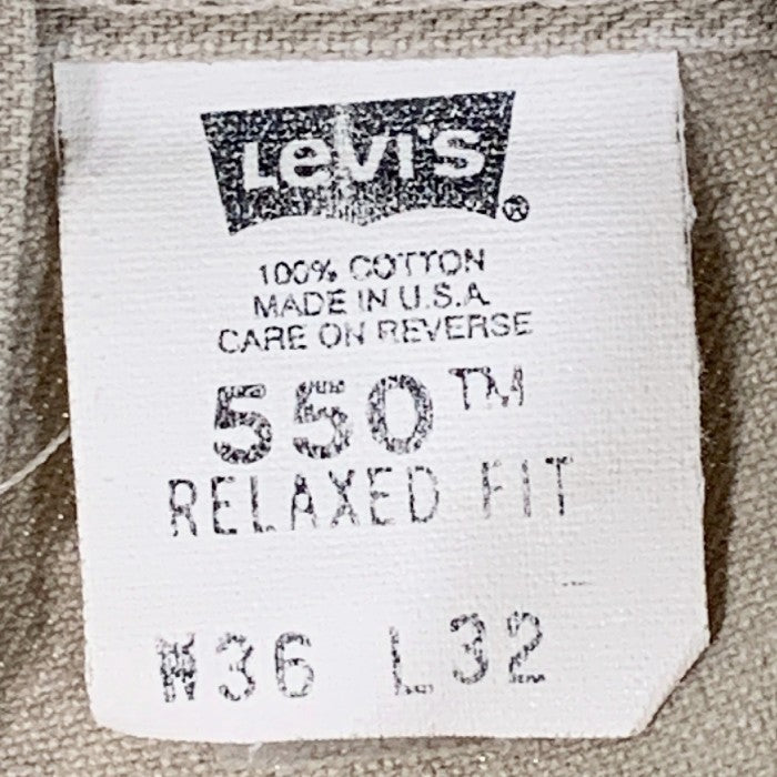 Levi's リーバイス 550 RELAXED FIT カラーデニムパンツ Size 36 福生店