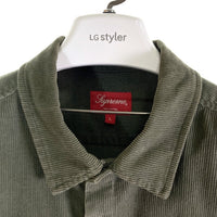 SUPREME シュプリーム 21AW Gonz Corduroy Work Shirt ゴンズ刺繍コーディロイワークシャツ カーキ sizeL 瑞穂店