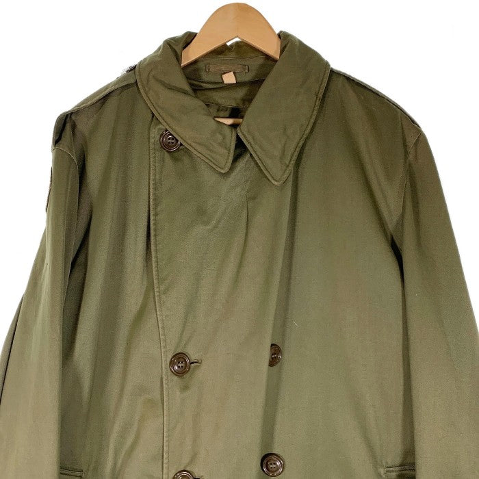 U.S.ARMY 米軍 OVER COAT オーバーコート ダブル オリーブ Size L-R 福生店