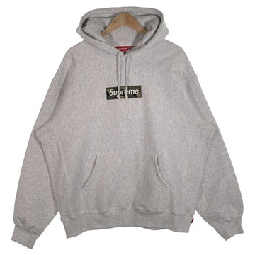 Supreme シュプリーム 23AW Box Logo Hooded Sweatshirt ボックスロゴ プルオーバースウェットパーカー 迷彩 アッシュグレー Size L 福生店