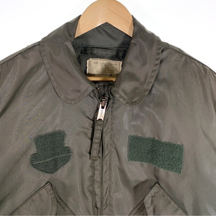 U.S.ARMY 米軍実物 CWU/45P フライトジャケット LANCER CLOTHING 80年会計 オリーブ Size M 福生店